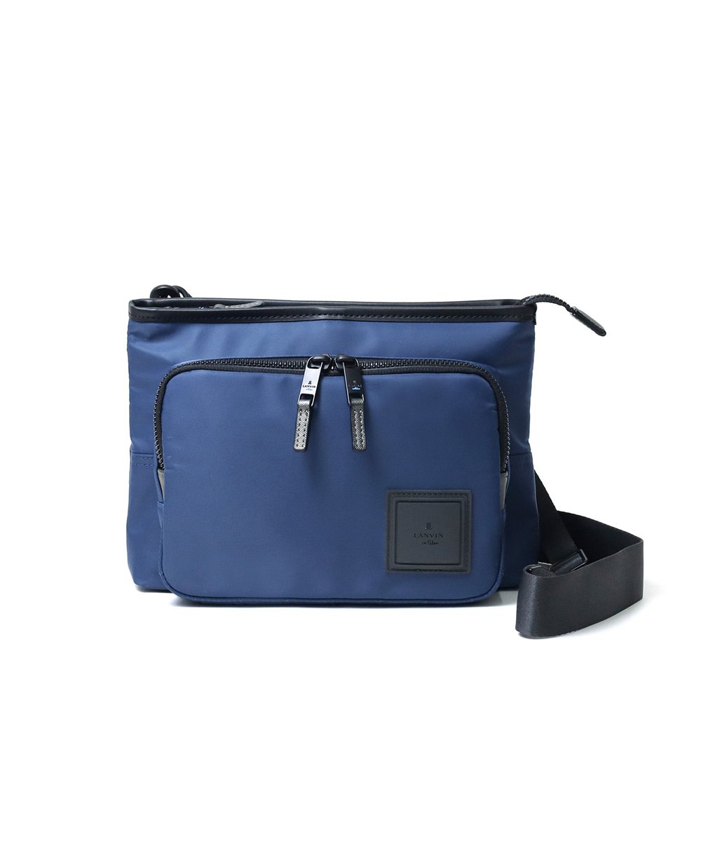 ランバン オン ブルー ショート サコッシュ型 ショルダーバッグ