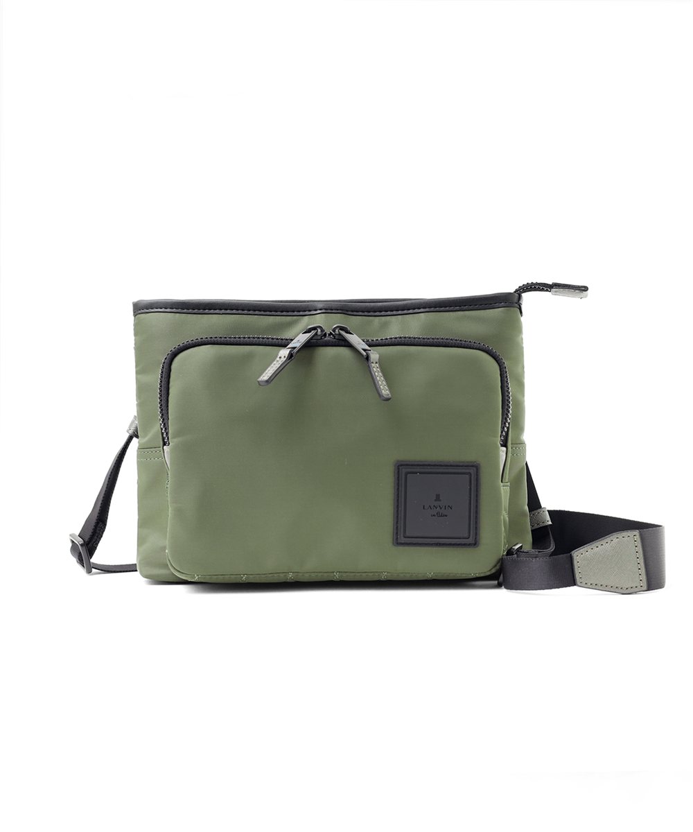 ランバン オン ブルー ショート サコッシュ型 ショルダーバッグ