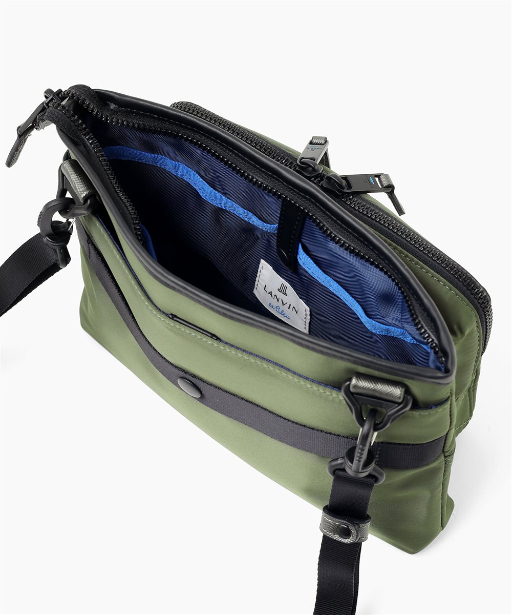 ランバン オン ブルー ショート サコッシュ型 ショルダーバッグ