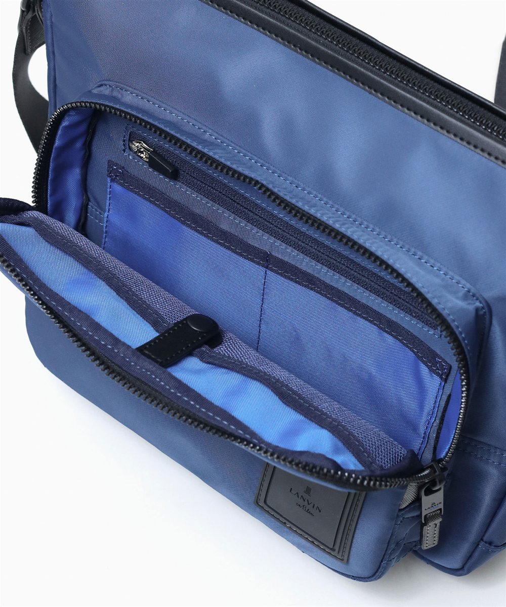 ランバン オン ブルー ショート ショルダーバッグ B5