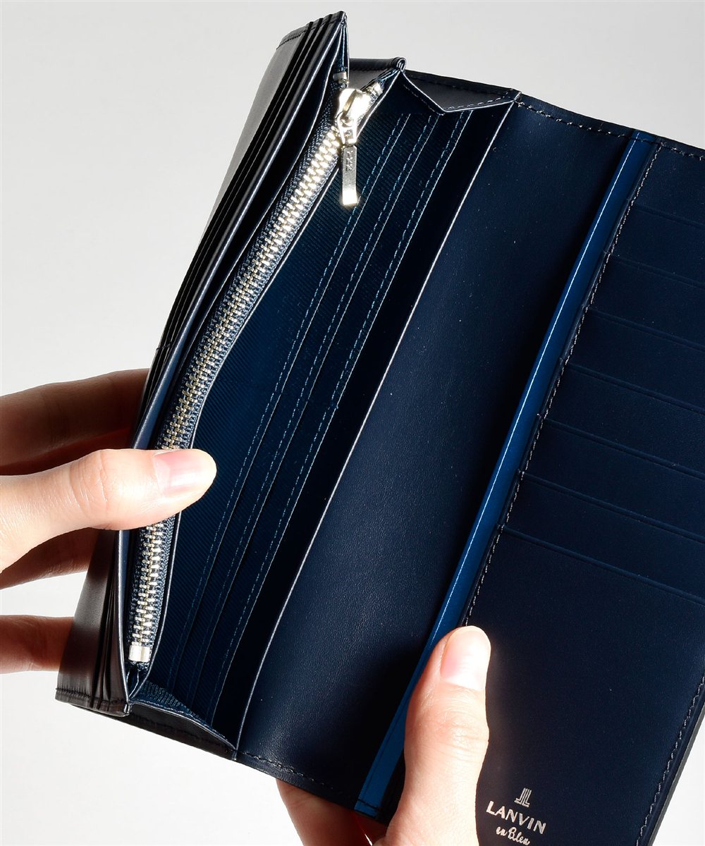 ランバン オン ブルー パーシャル 長財布 カード段19