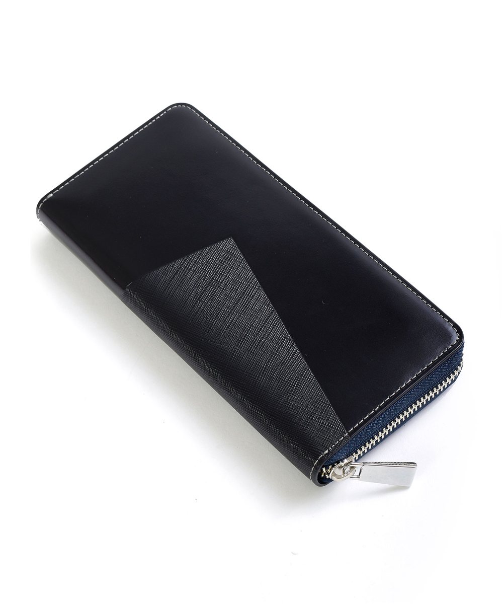 ランバン オン ブルー パーシャル ラウンドファスナー長財布 カード段13