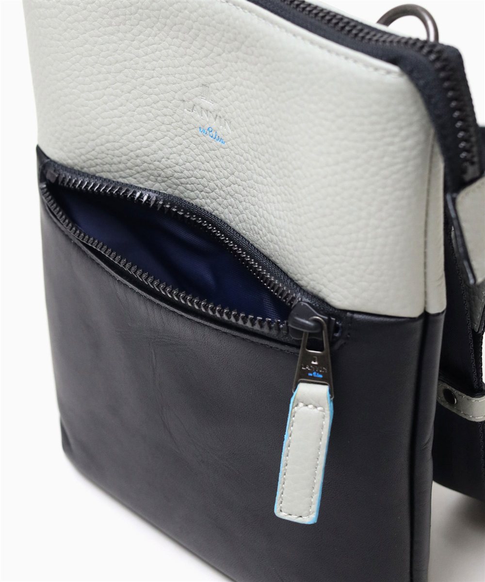 ランバン オン ブルー フェリチタ レザーショルダーバッグ