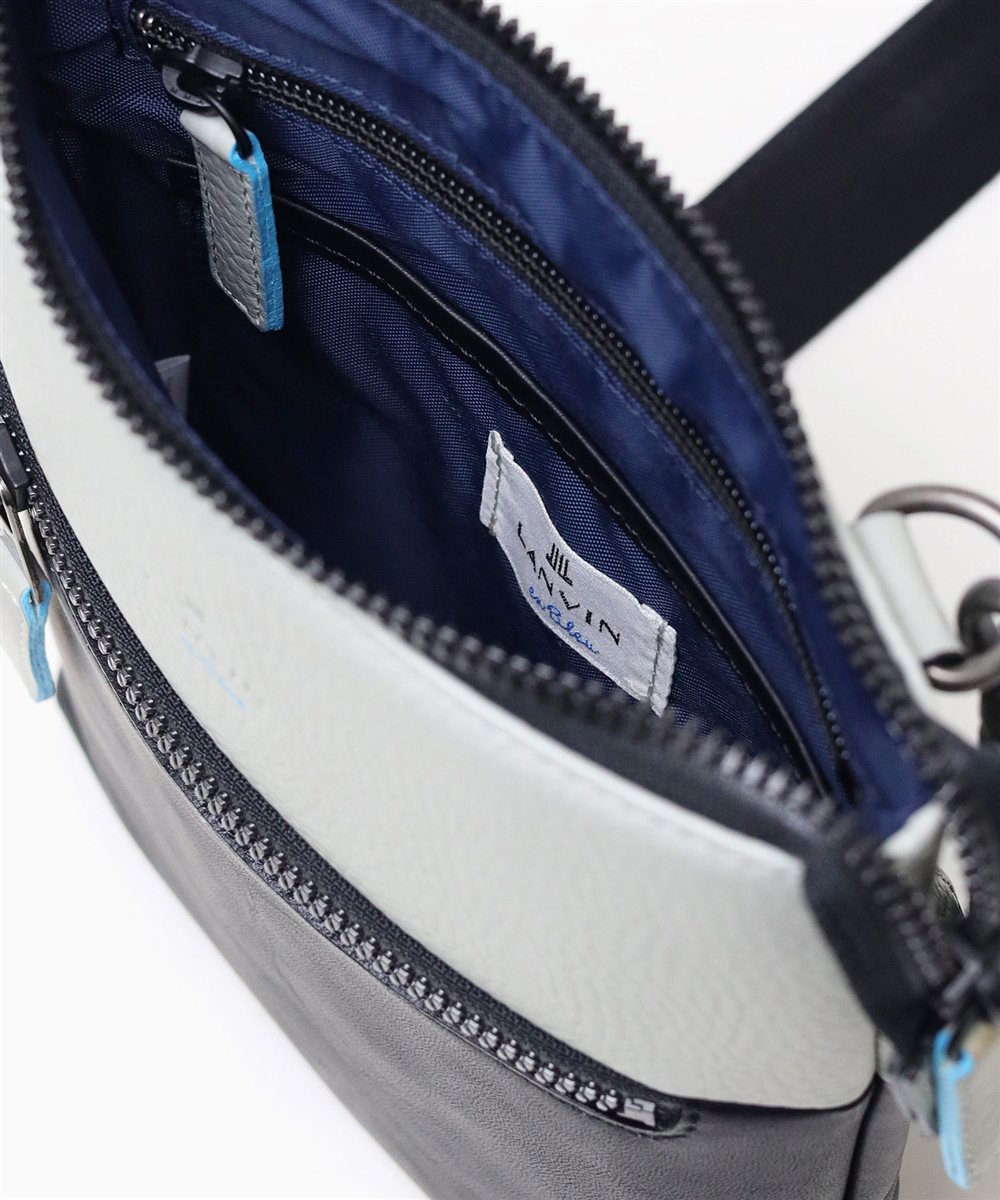 ランバン オン ブルー フェリチタ レザーショルダーバッグ