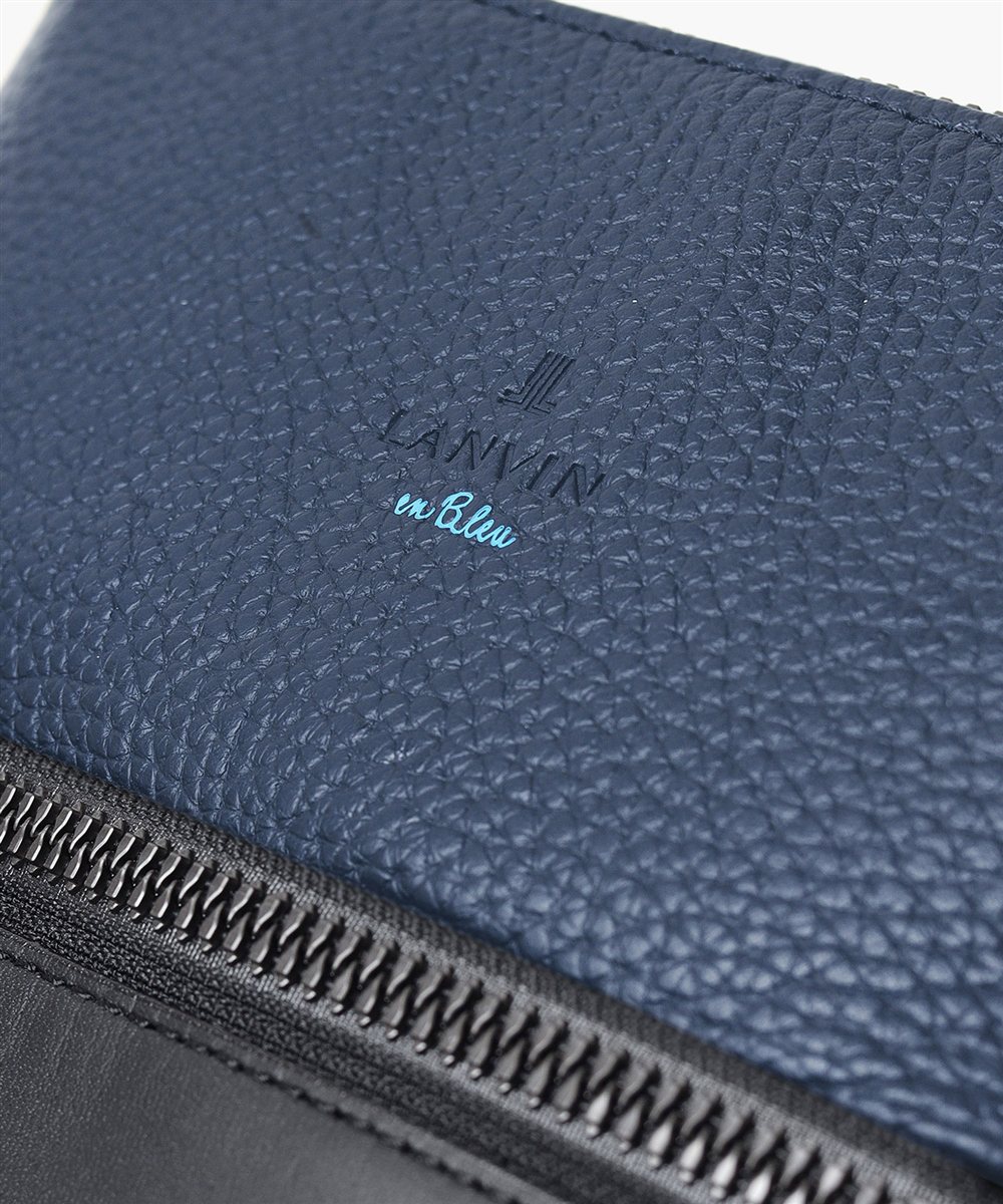 ランバン オン ブルー フェリチタ レザーショルダーバッグ