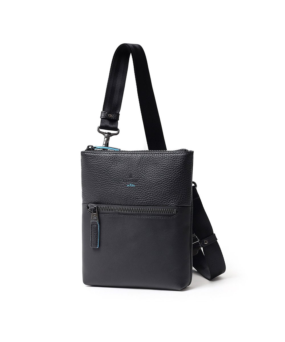 ランバン オン ブルー フェリチタ レザーショルダーバッグ