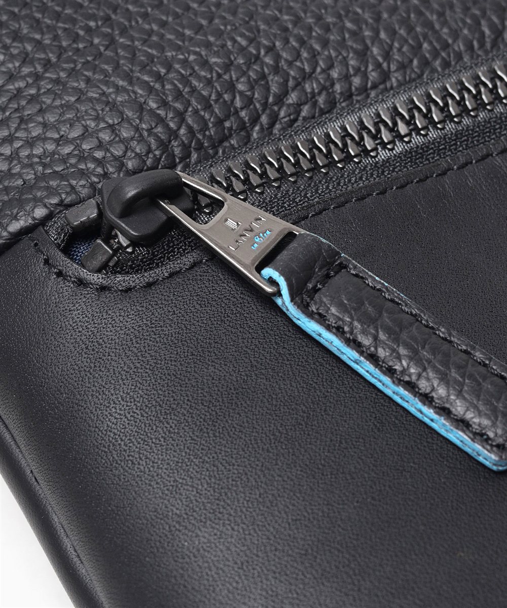 ランバン オン ブルー フェリチタ レザーショルダーバッグ