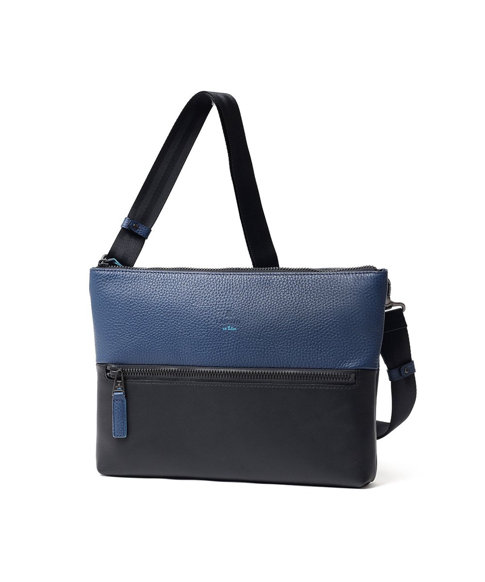 ランバン オン ブルー フェリチタ レザーショルダーバッグ B5 2WAY