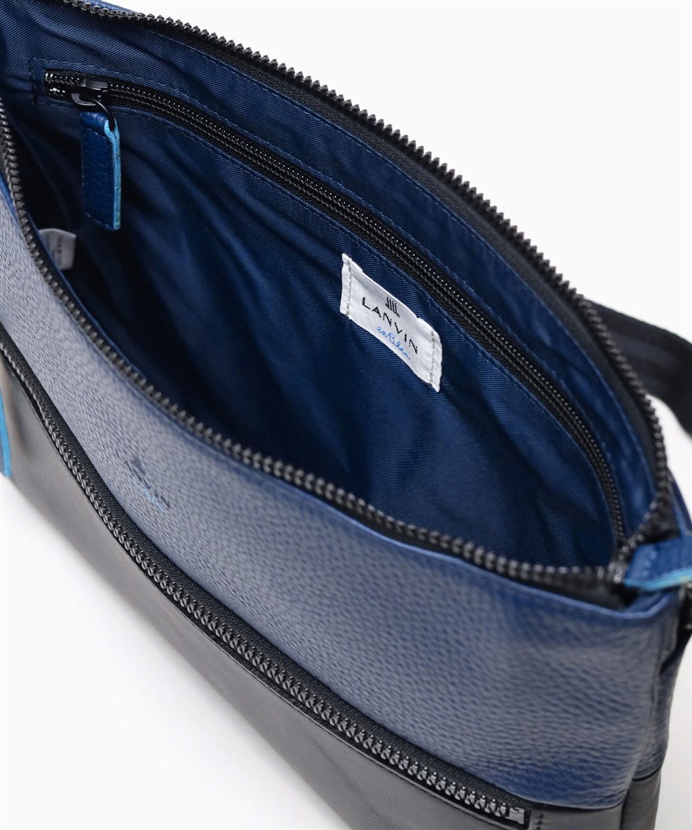 ランバン オン ブルー フェリチタ レザーショルダーバッグ B5 2WAY