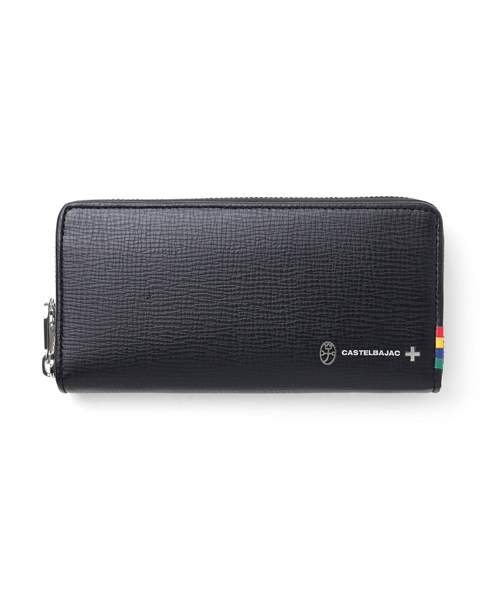 カステルバジャック プレス ラウンドファスナー長財布 カード段13