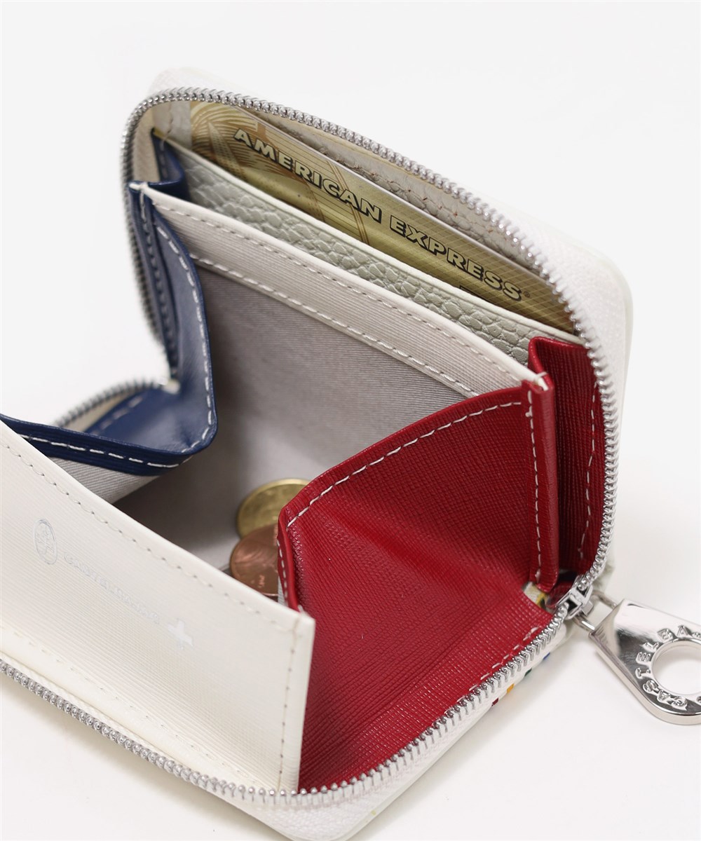 カステルバジャック クワトロ パスケース兼用小銭入れ