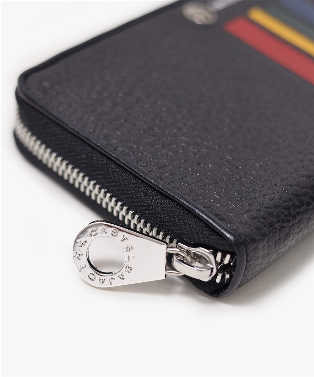 カステルバジャック クワトロ ラウンドファスナー長財布 カード段15