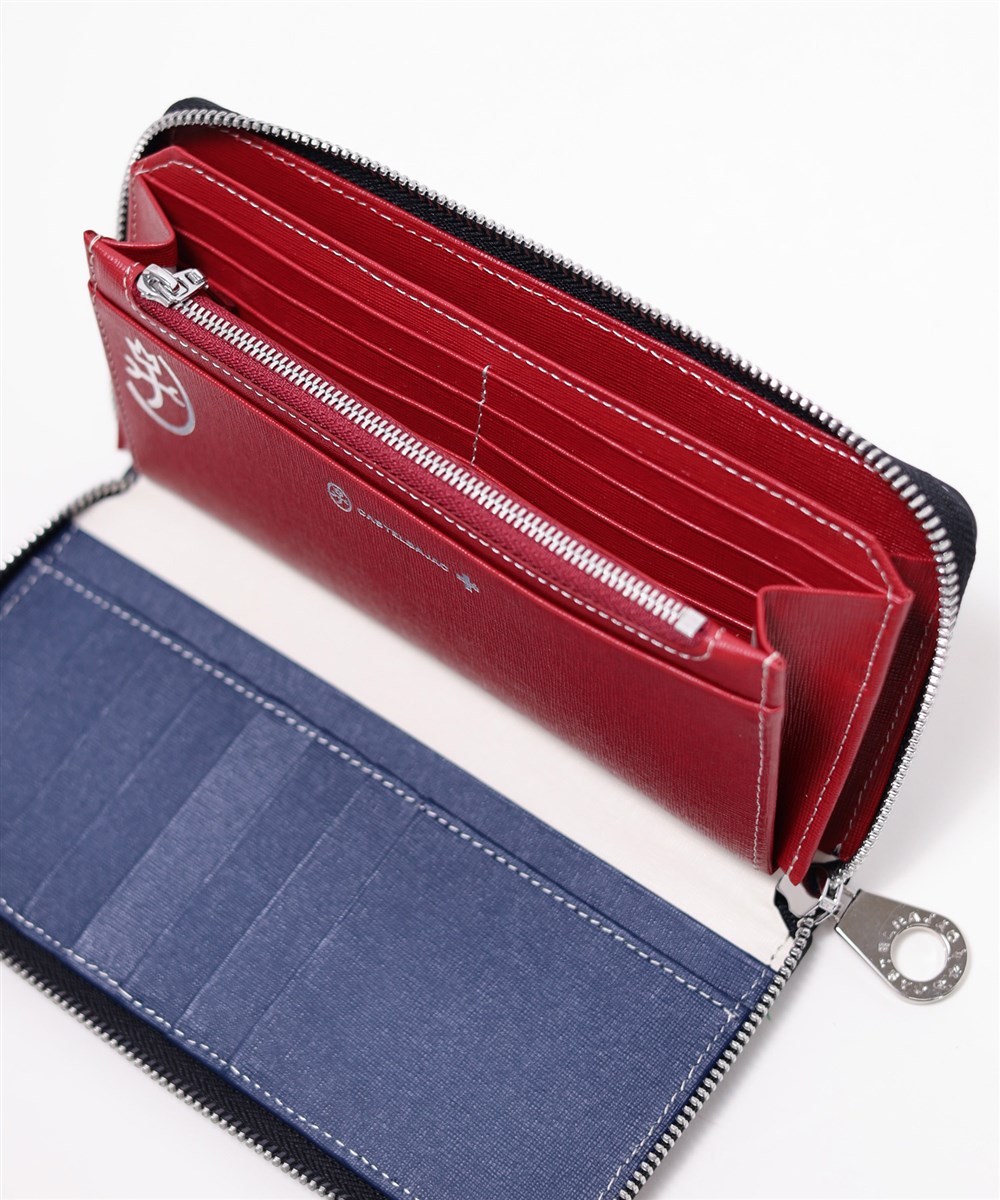 カステルバジャック クワトロ ラウンドファスナー長財布 カード段15