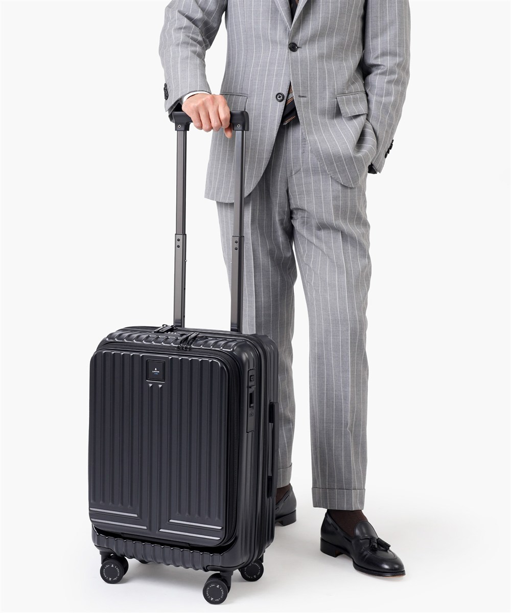 ランバン オン ブルー ヴィラージュファスナー キャリーバッグ 36L 機内持ち込み Sサイズ