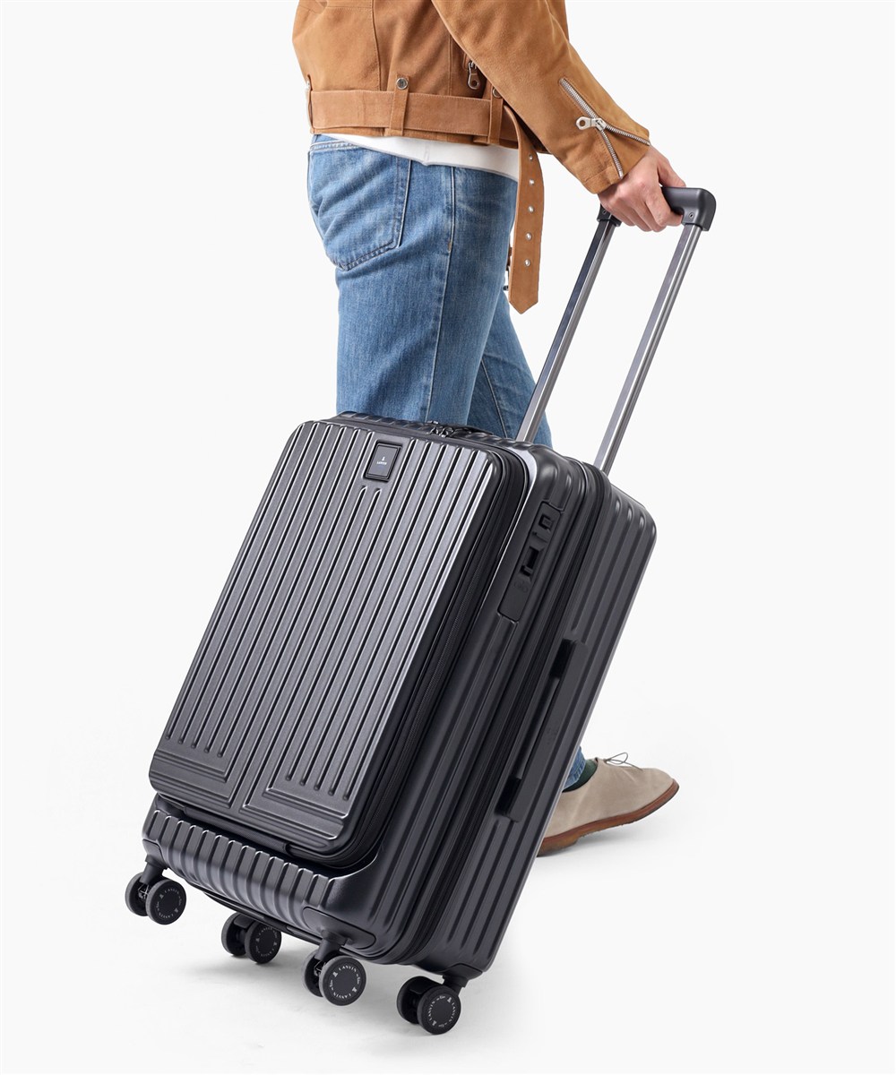 ランバン オン ブルー ヴィラージュファスナー キャリーバッグ 54L Mサイズ