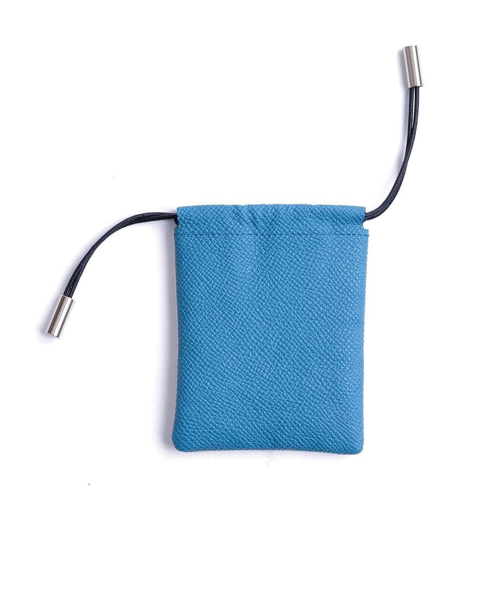 フジタカ ガトー小物 ミニサイズの総革の巾着袋