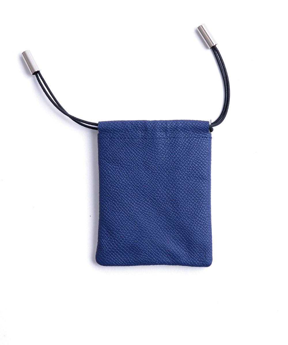 フジタカ ガトー小物 ミニサイズの総革の巾着袋