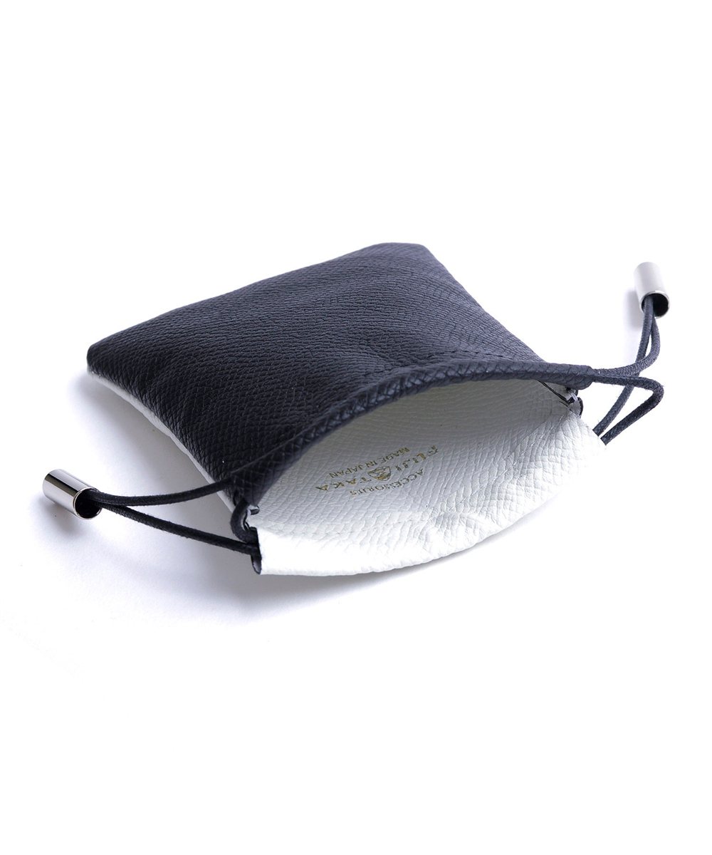 フジタカ ガトー小物 ミニサイズの総革の巾着袋