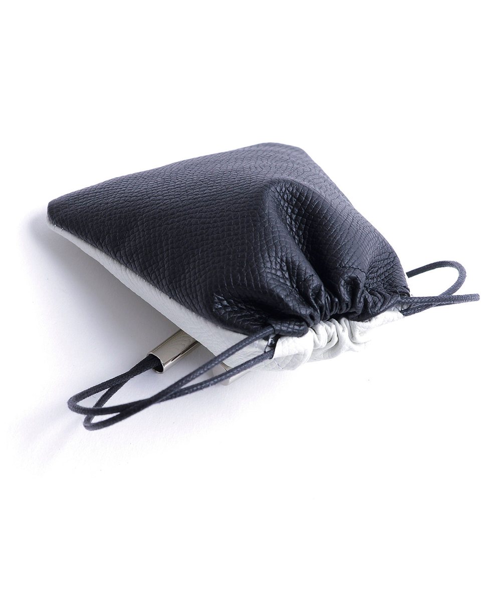 フジタカ ガトー小物 ミニサイズの総革の巾着袋