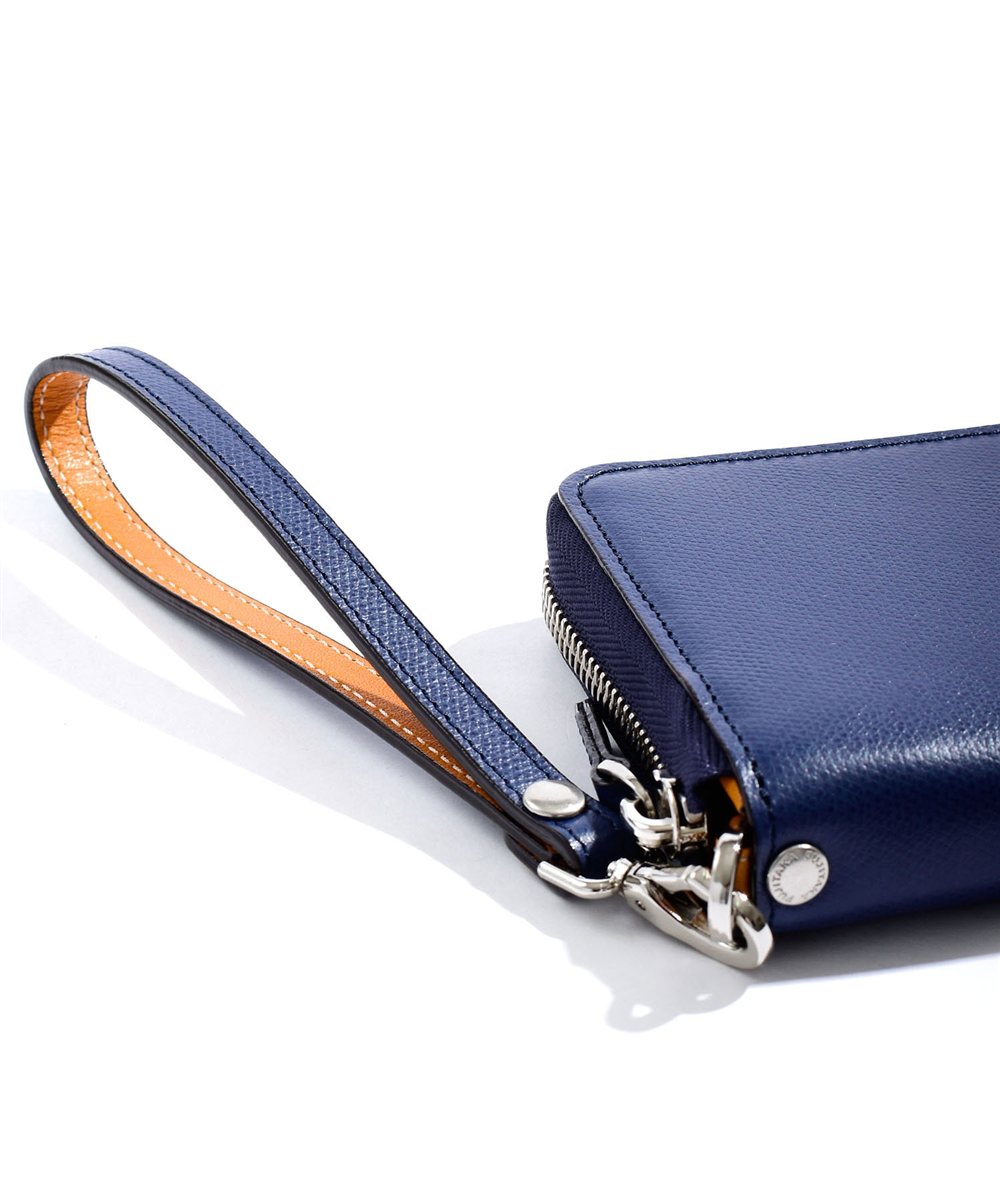 フジタカ デバイス ラウンドファスナー長財布 スマートフォンウォレット