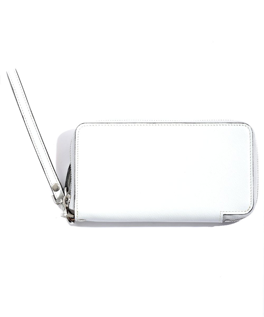 フジタカ デバイス ラウンドファスナー長財布 スマートフォンウォレット