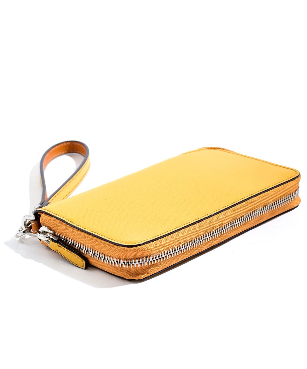 フジタカ デバイス ラウンドファスナー長財布 スマートフォンウォレット