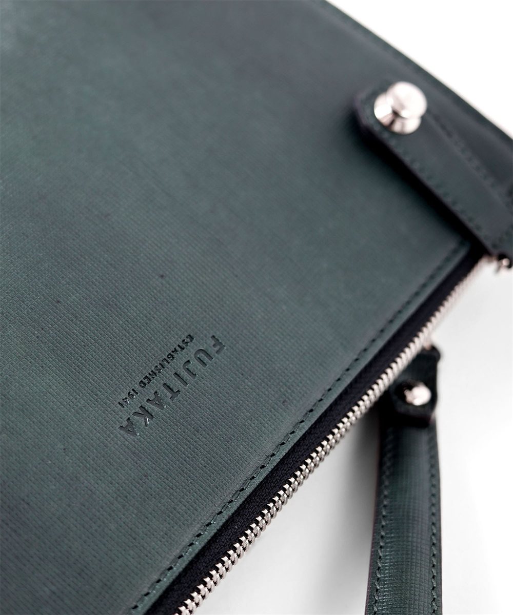 フジタカ エキストラアンティック レザーポーチ