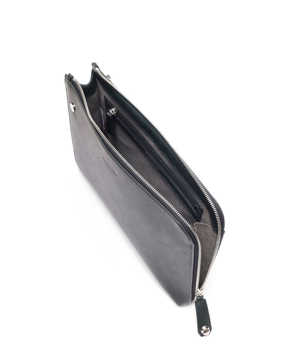 フジタカ エキストラアンティック レザークラッチバッグ B5