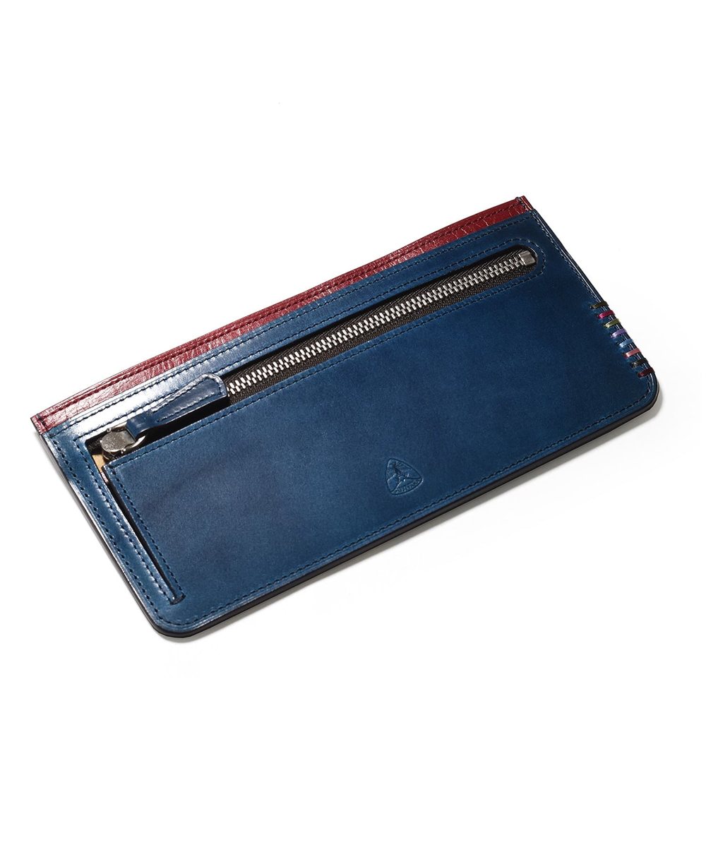 フジタカ フォール オイルコードバン 長財布 スリムウォレット カード段2