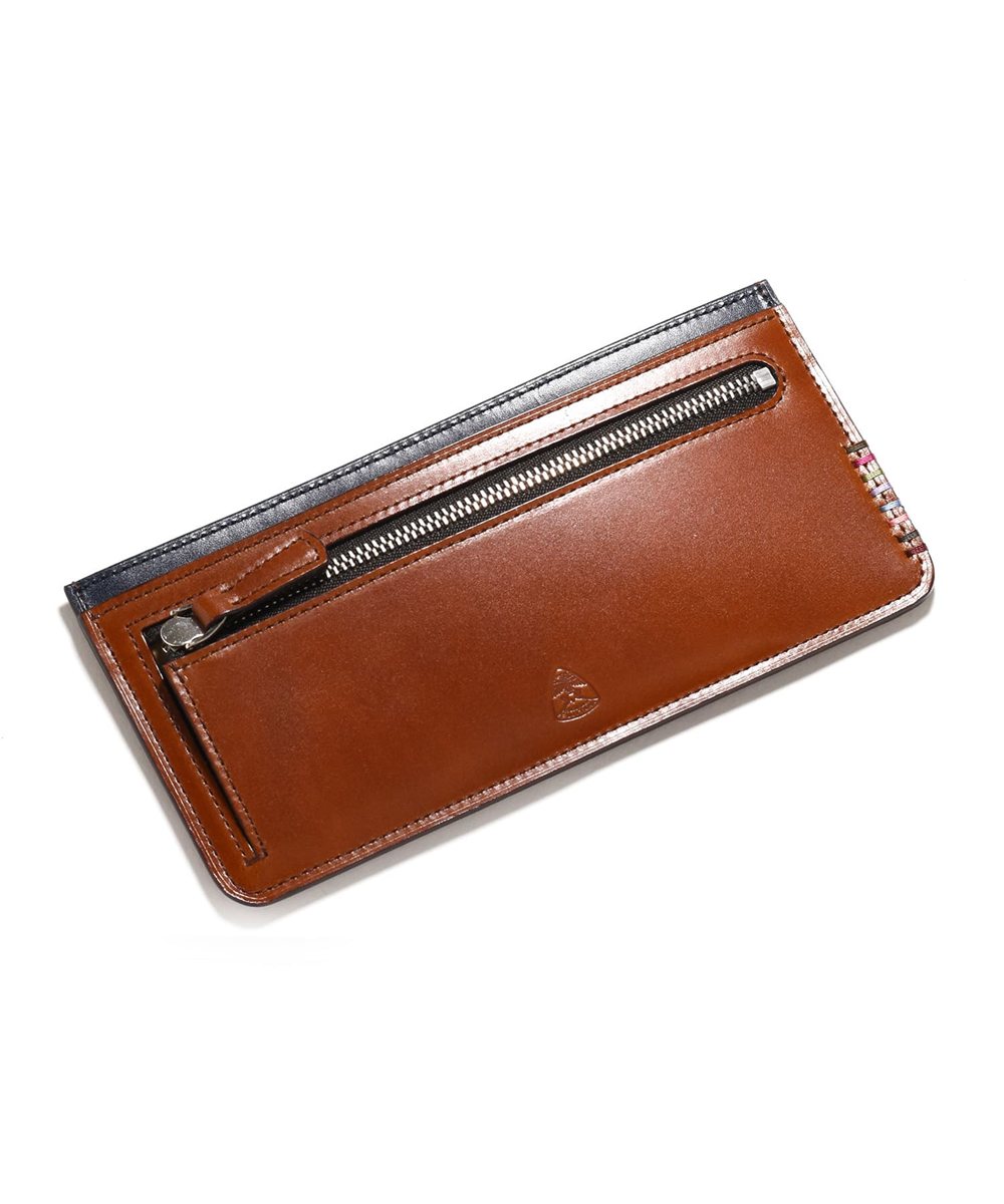 フジタカ フォール オイルコードバン 長財布 スリムウォレット カード段2