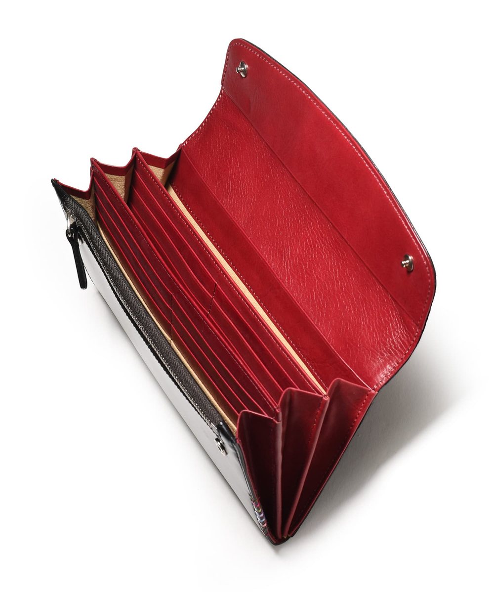 フジタカ フォール オイルコードバン 長財布 カード段18