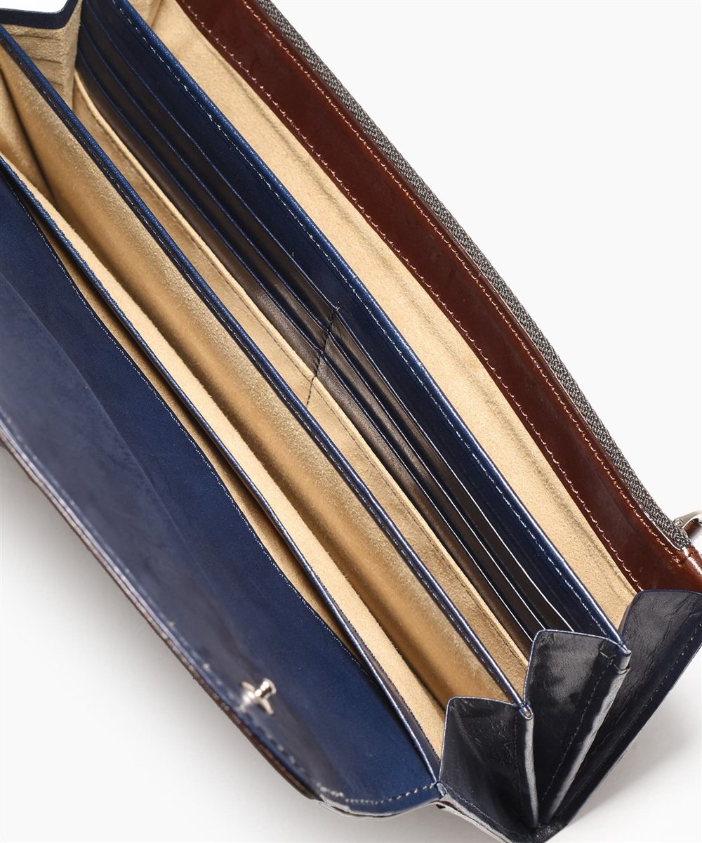 フジタカ フォール オイルコードバン 長財布 カード段18