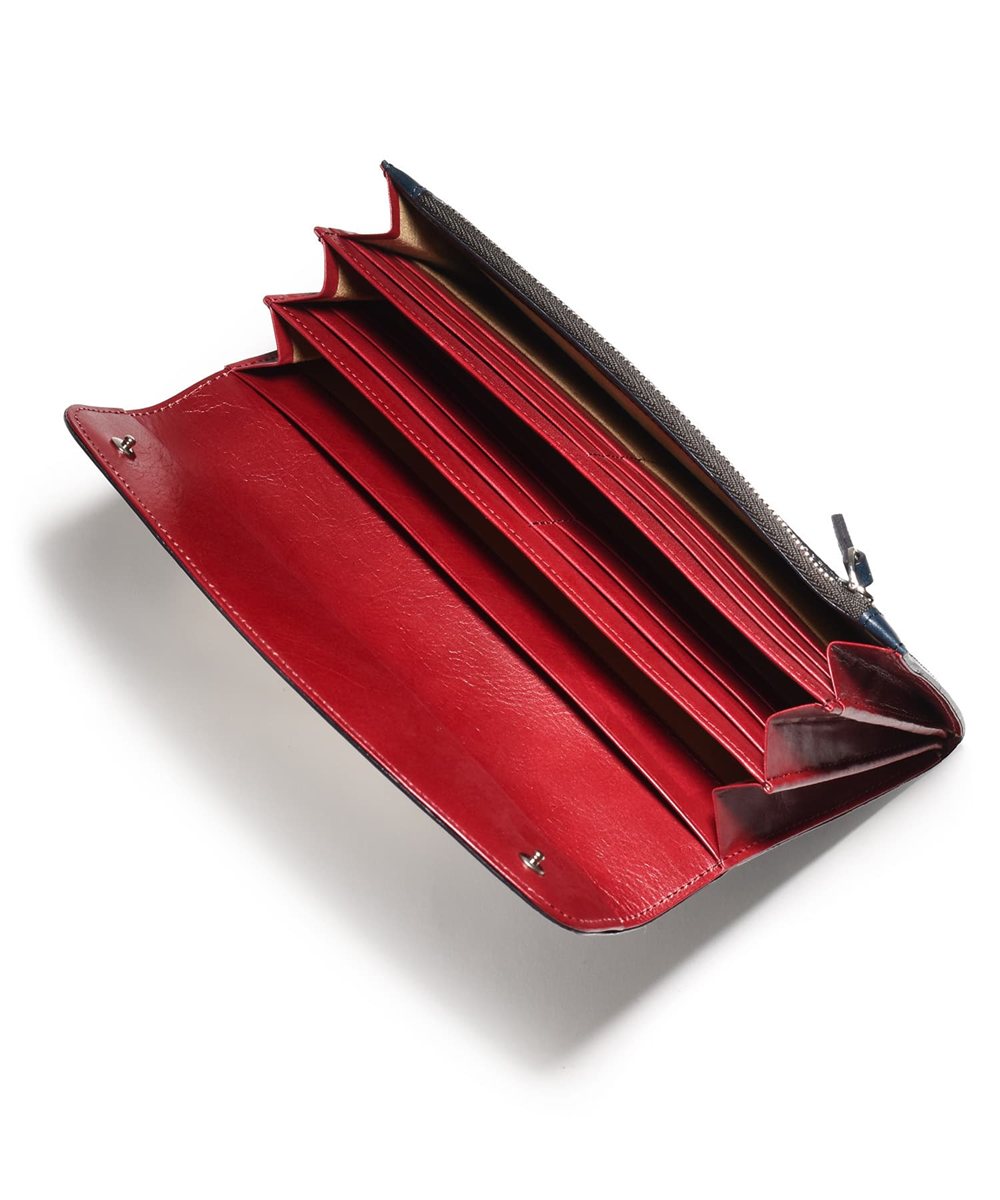 フジタカ フォール オイルコードバン 長財布 カード段18