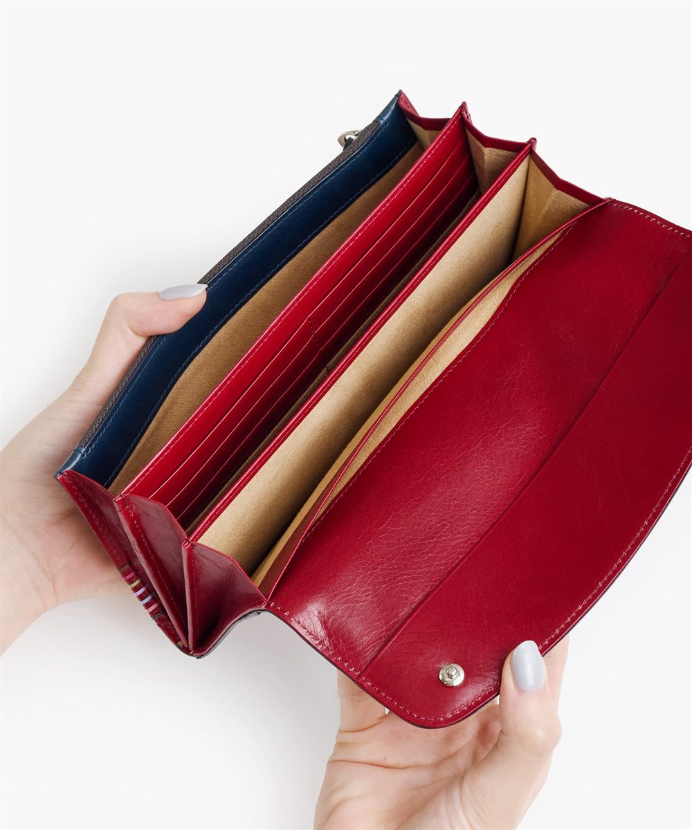 フジタカ フォール オイルコードバン 長財布 カード段18