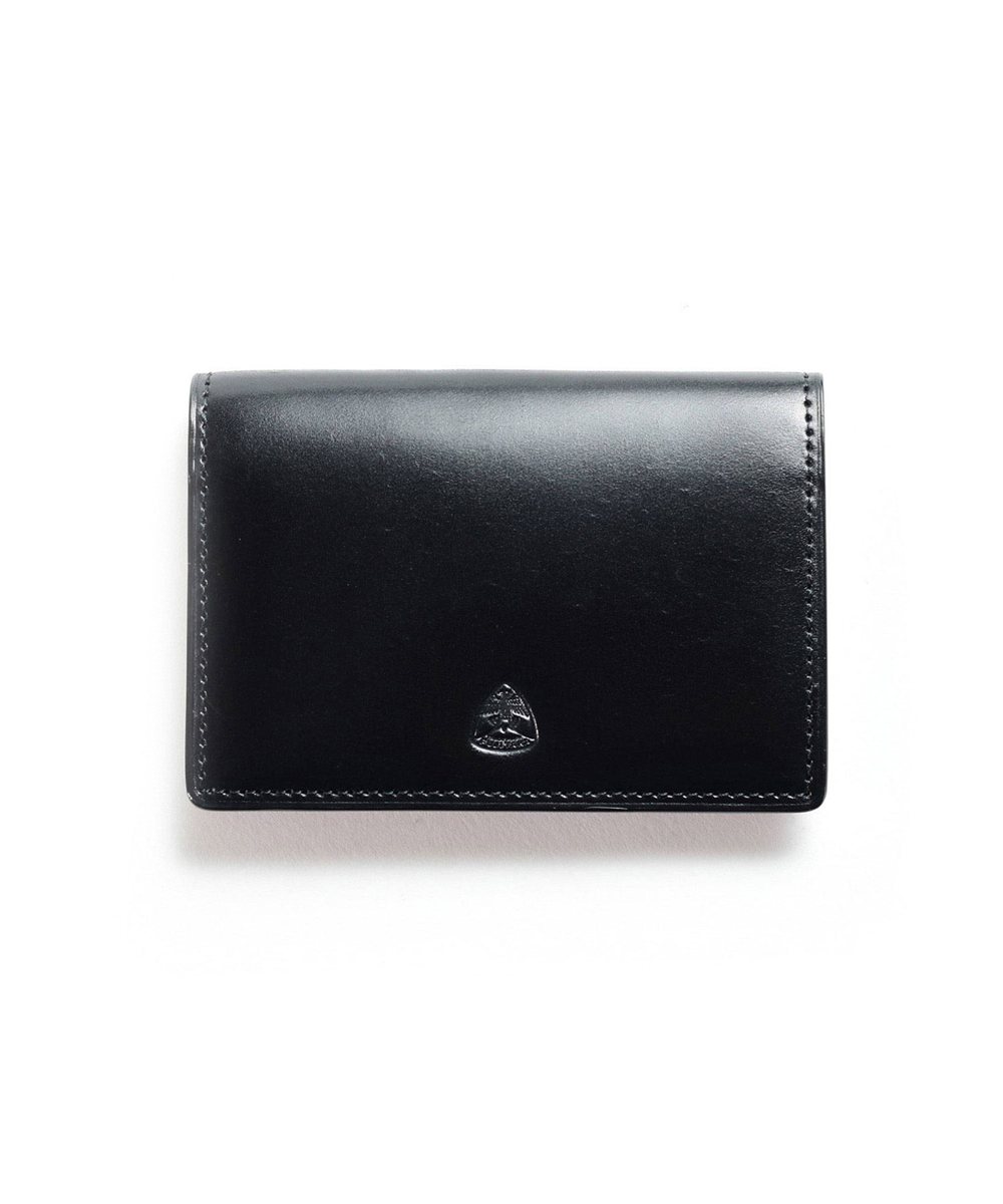 フジタカ フォール オイルコードバン 名刺入れ 通しマチ