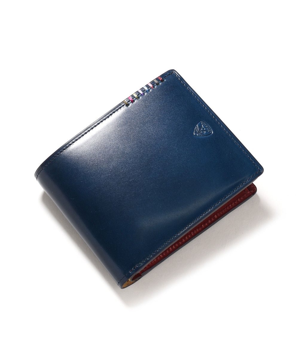 フジタカ フォール オイルコードバン 二つ折り財布 カード段10