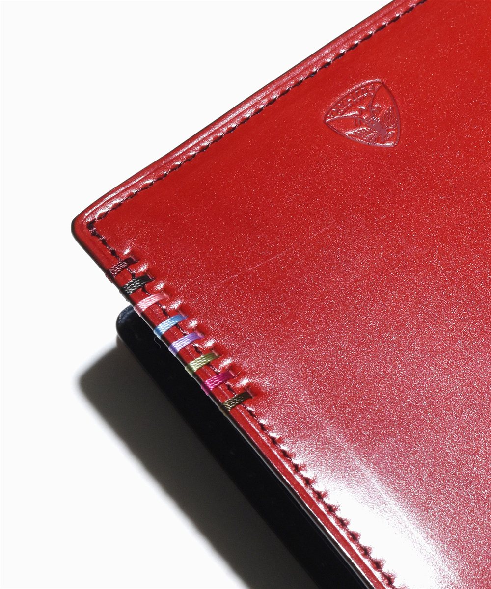 フジタカ フォール オイルコードバン 二つ折り財布 カード段10