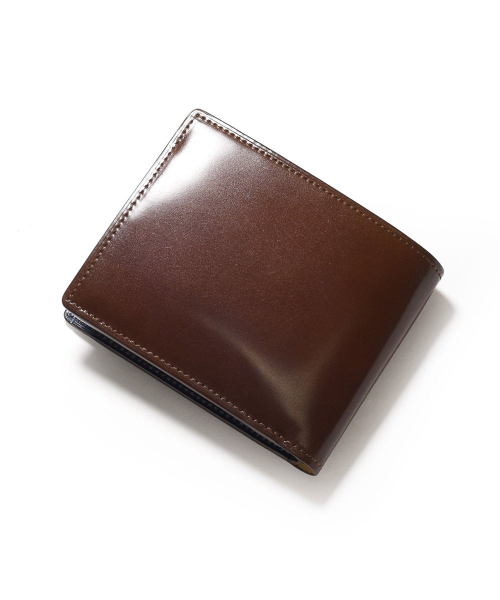 フジタカ フォール オイルコードバン 二つ折り財布 カード段10