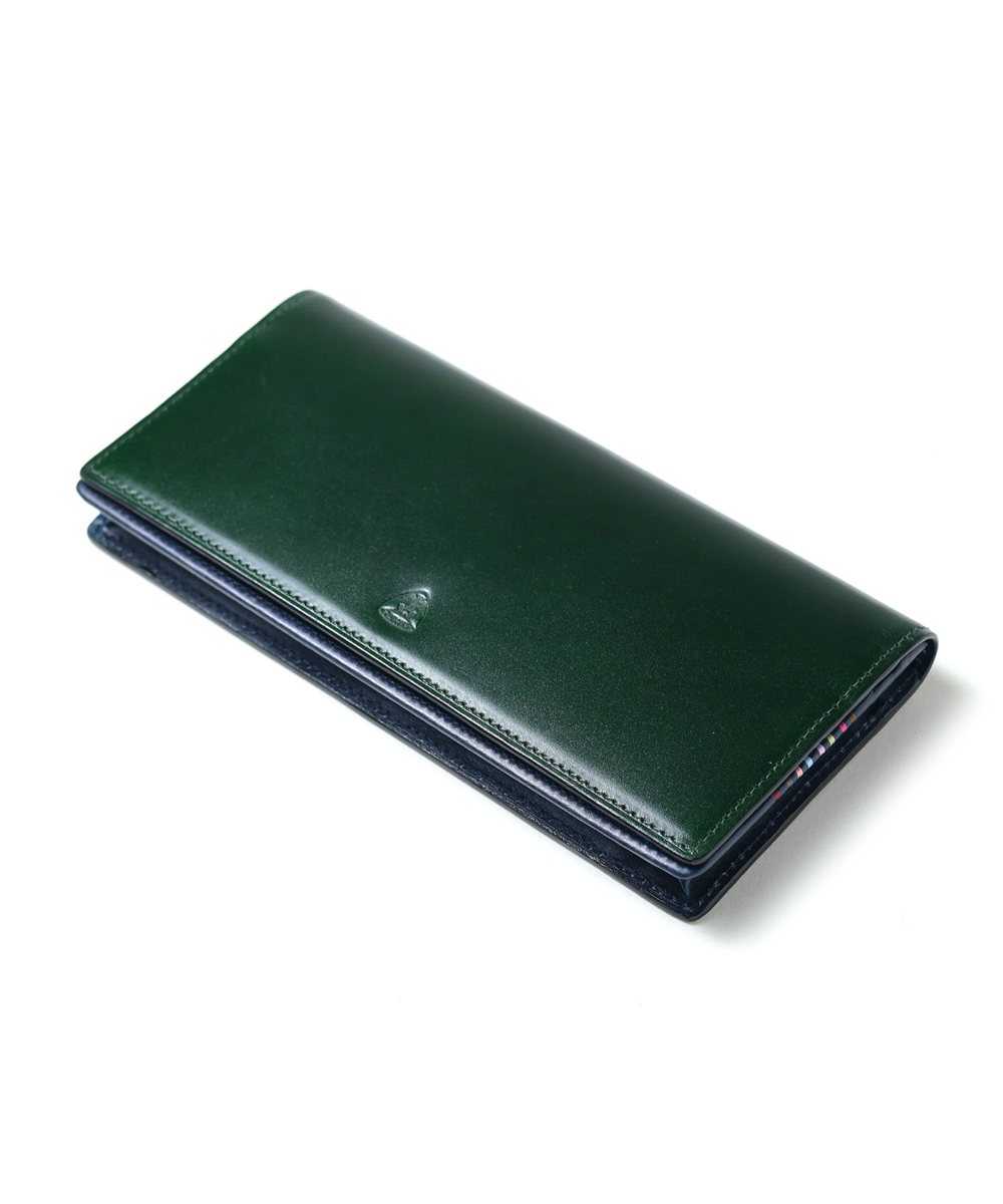 フジタカ フォール オイルコードバン 長財布 通しマチ カード段10