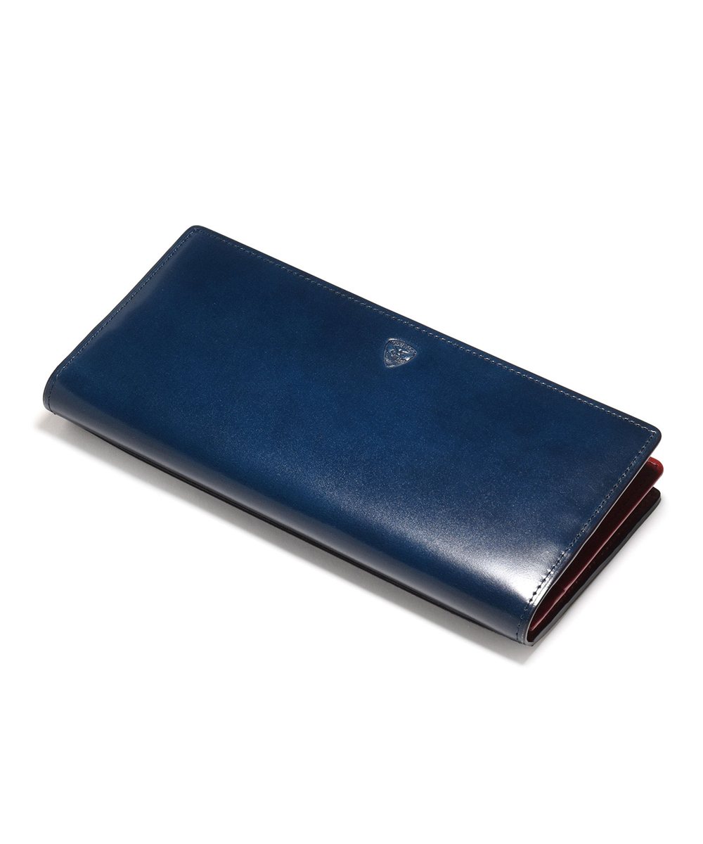 フジタカ フォール オイルコードバン 長財布 通しマチ カード段10