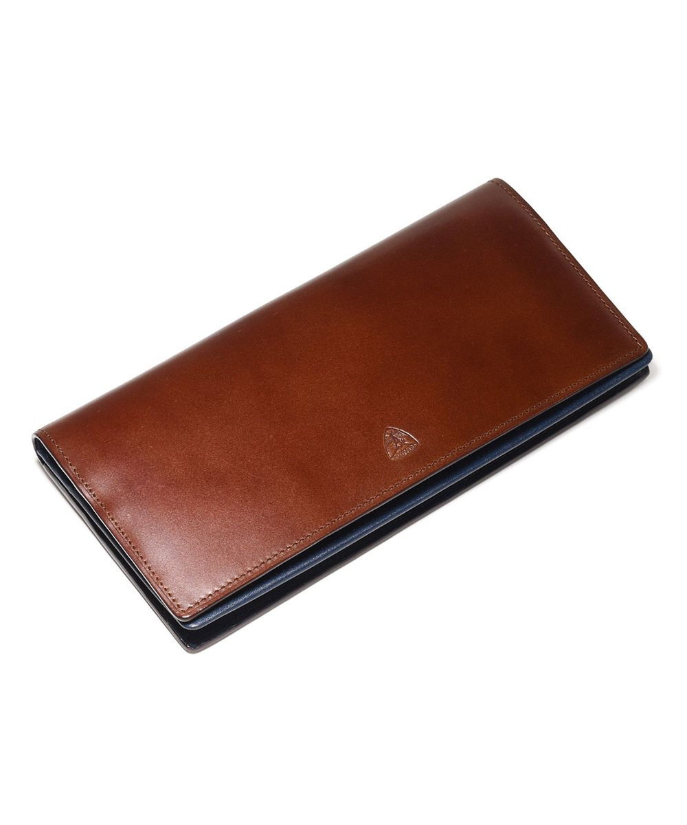 フジタカ フォール オイルコードバン 長財布 通しマチ カード段10