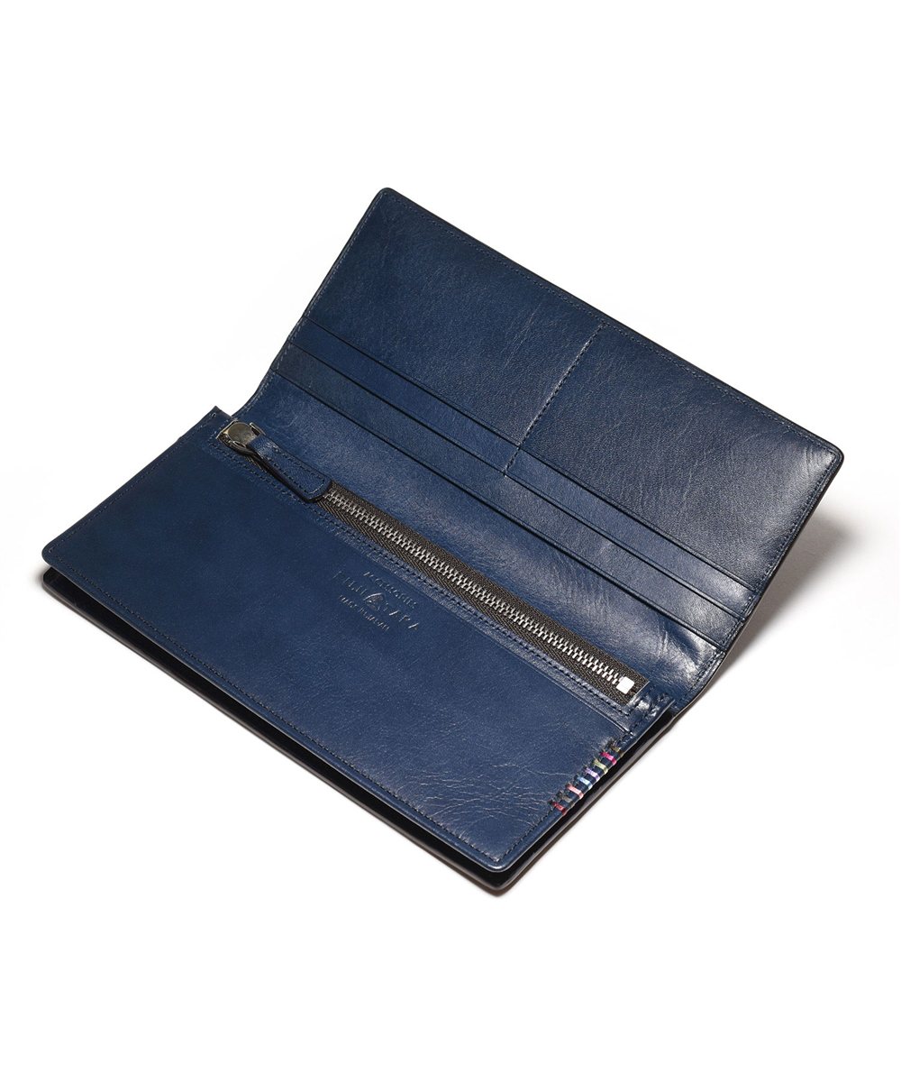 フジタカ フォール オイルコードバン 長財布 通しマチ カード段10