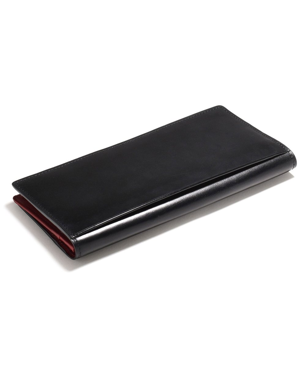 フジタカ フォール オイルコードバン 長財布 通しマチ カード段10