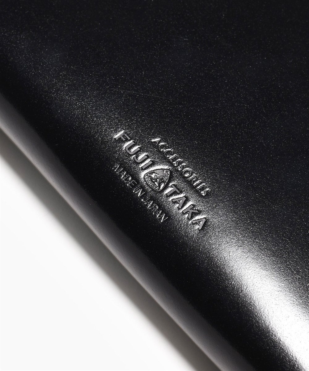 フジタカ フォール オイルコードバン ラウンドファスナー長財布 カード段16