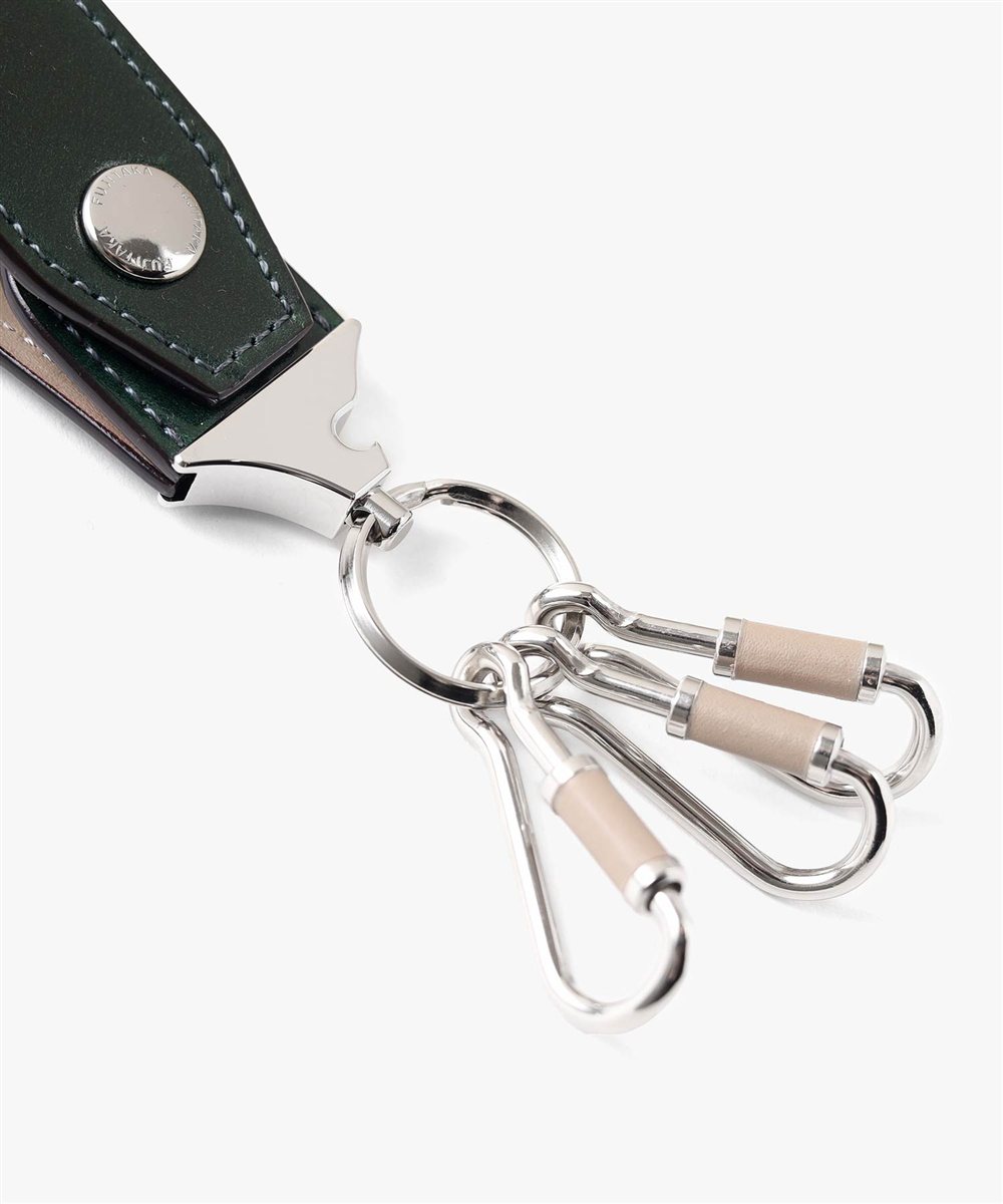 フジタカ フォールII コードバン 3連キーホルダー