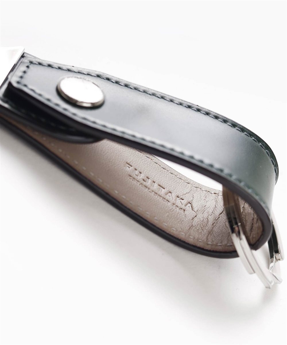 フジタカ フォールII コードバン 3連キーホルダー