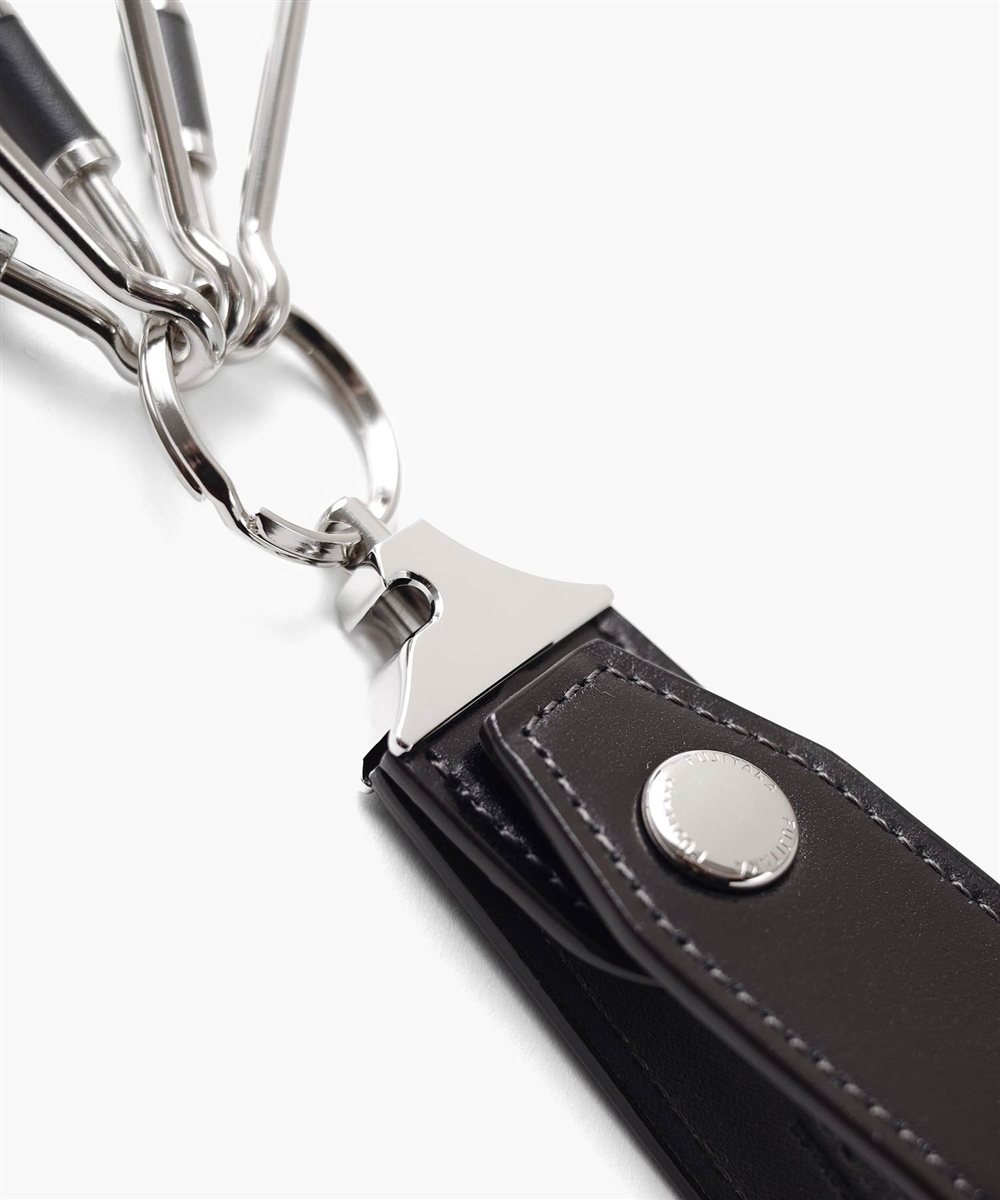 フジタカ フォールII コードバン 3連キーホルダー