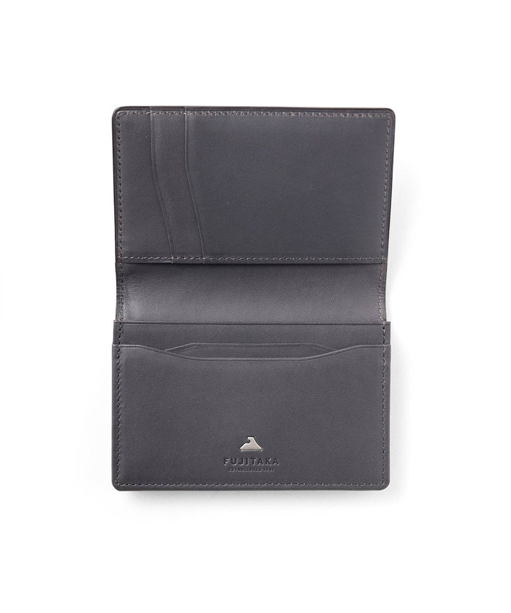 フジタカ フォールII コードバン 名刺入れ
