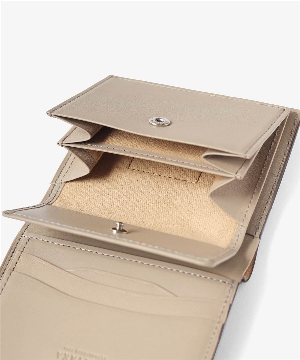 フジタカ フォールII コードバン 三つ折り財布 カード段5