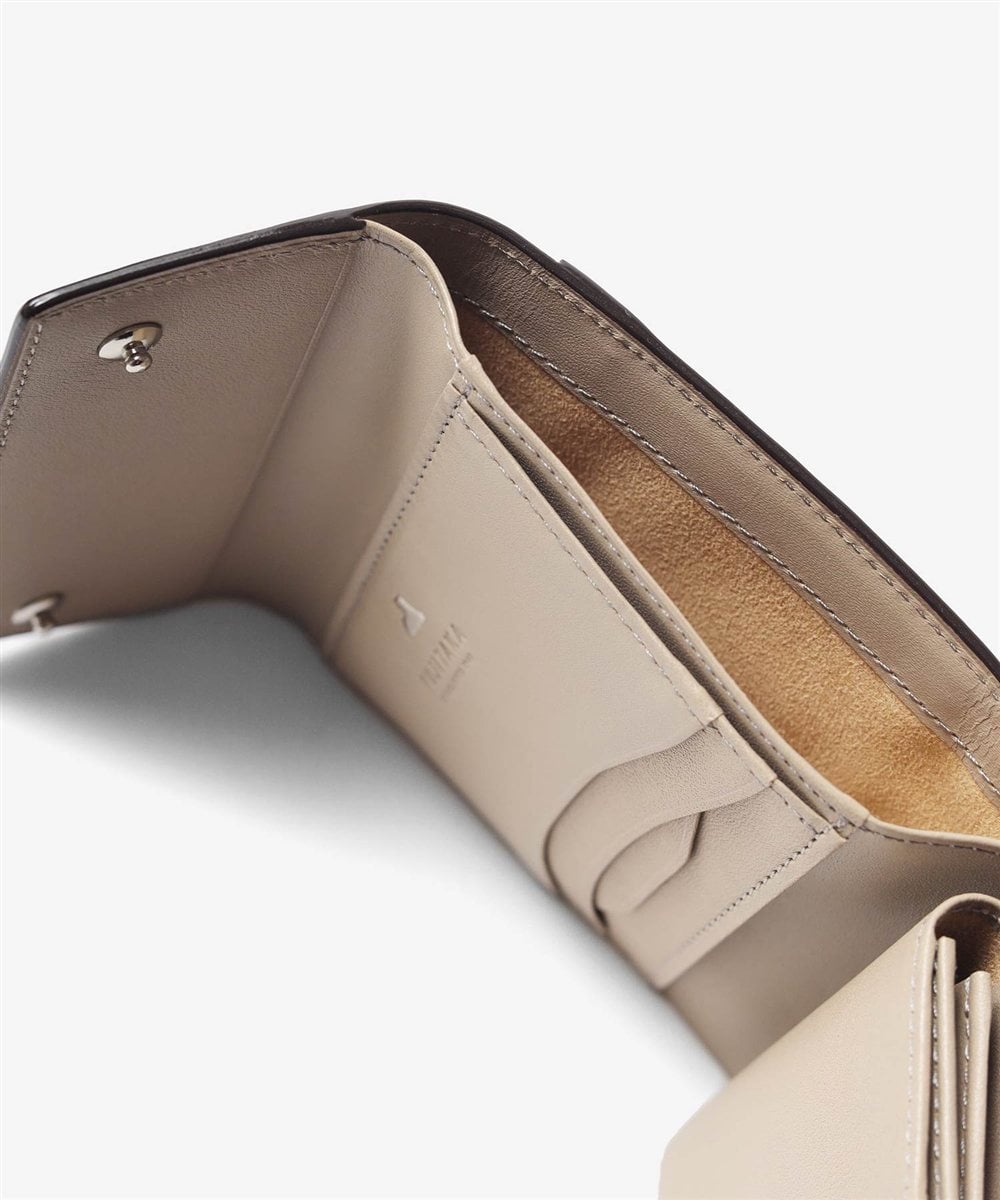 フジタカ フォールII コードバン 三つ折り財布 カード段5